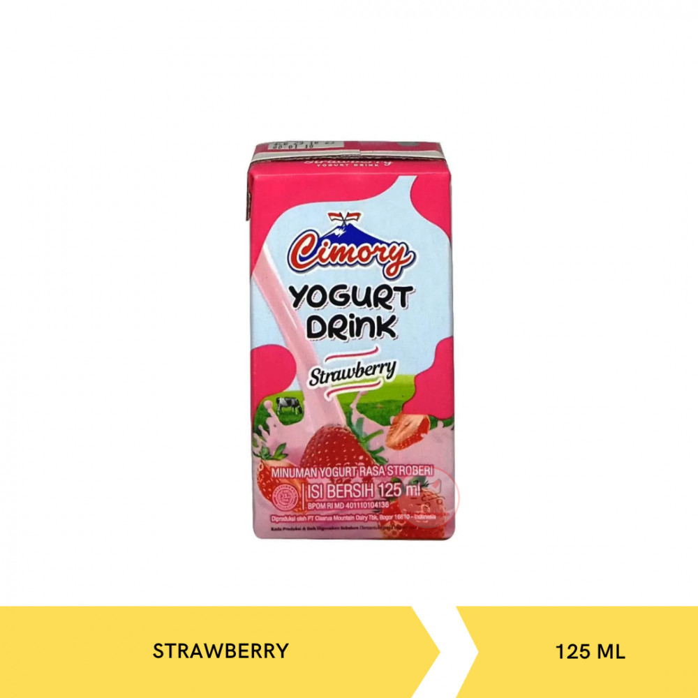 CIMORY YOGURT DRINK STRAW 125MLX40