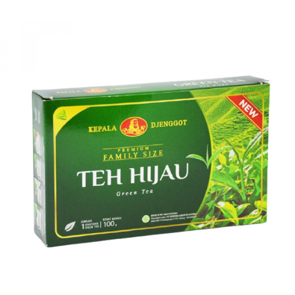 KEPALA DJENGGOT PREMIUM TEH HIJAU 100G X 24