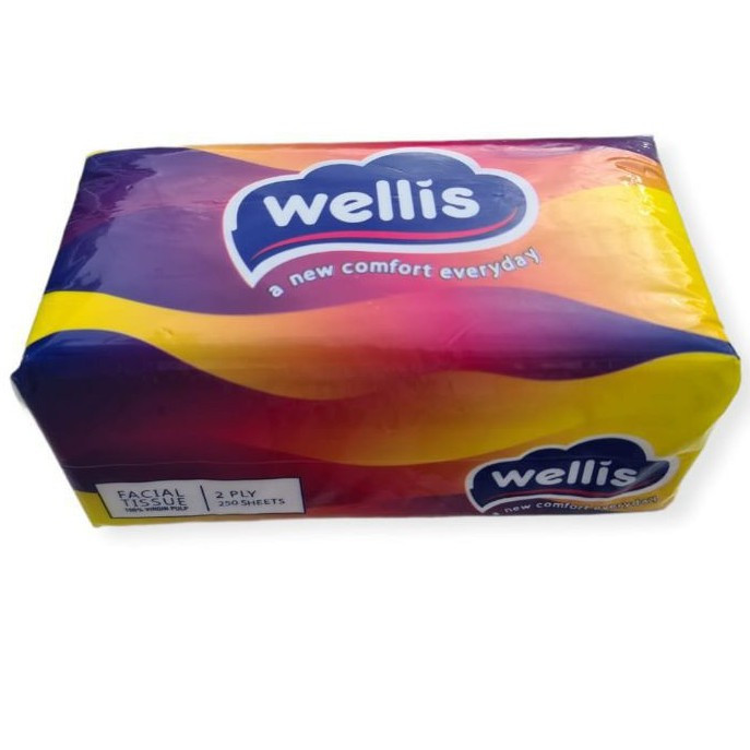WELLIS FACIAL TISSUE 250`S 2PLY X40