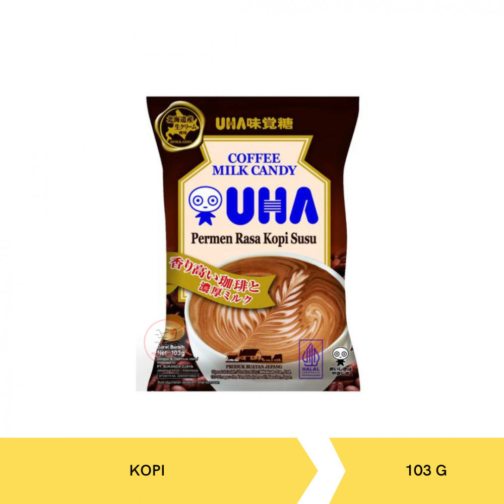 UHA MILK CANDY COFFEE 103G X 72