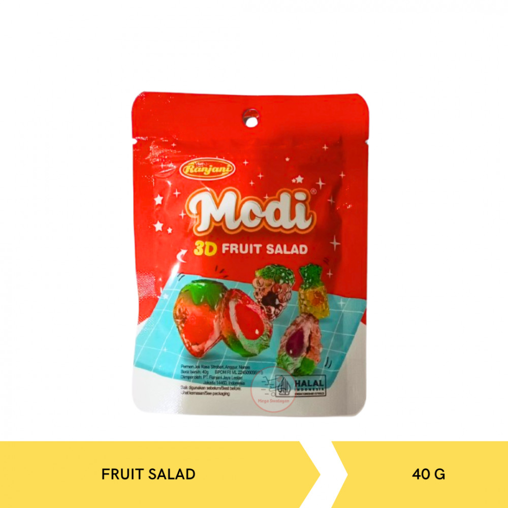 RANJANI MODI 3D FRUIT SALAD 40G X 10 X6KTK