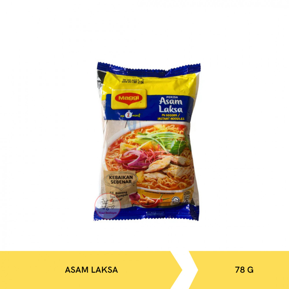 MAGGI MIE PERISA ASAM LAKSA 78G X 60