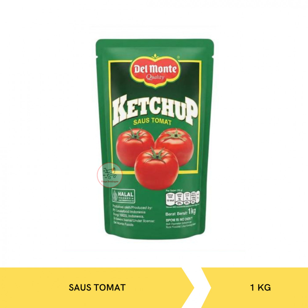 DELMONTE TOMATO KETCHUP POUCH 1KG X 10