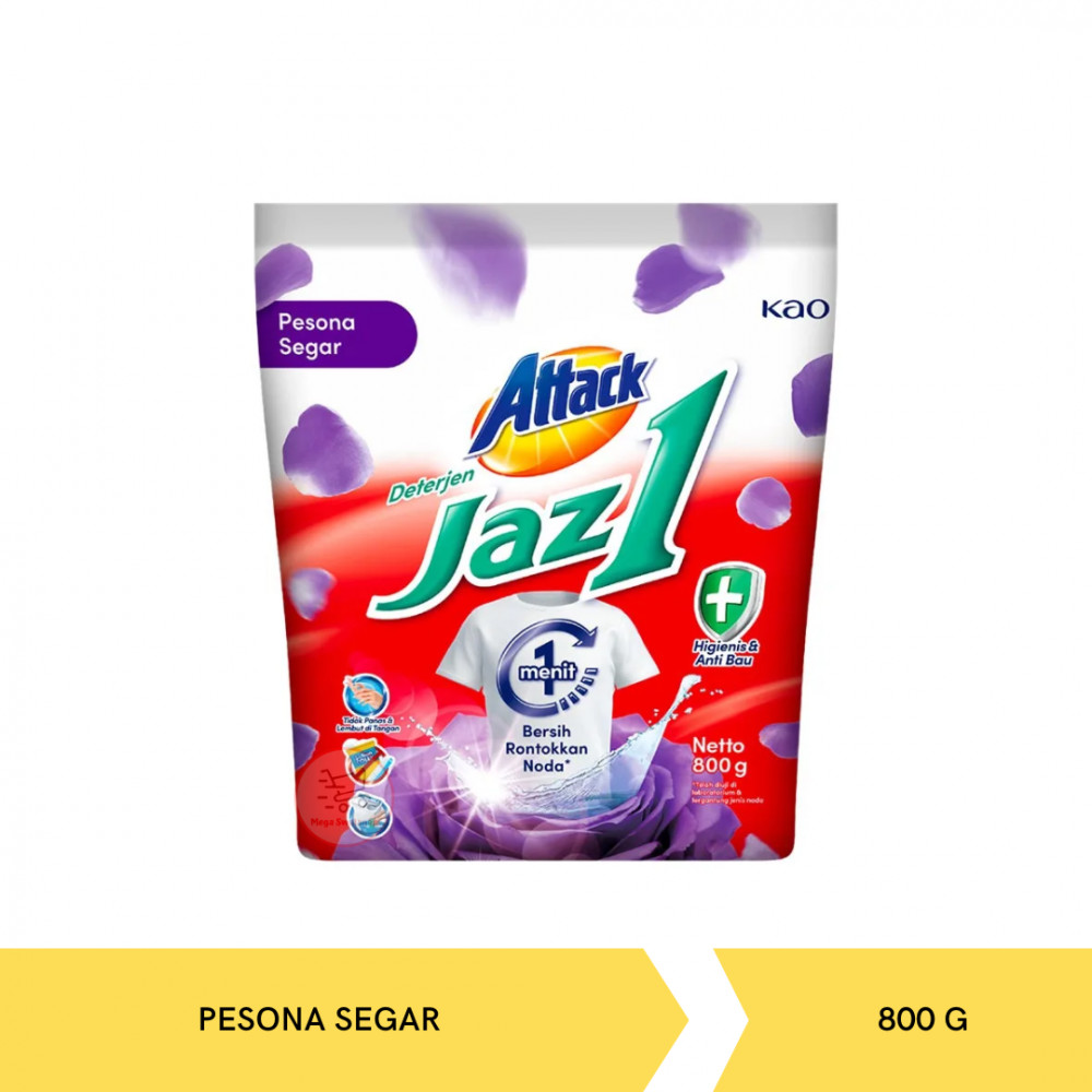 ATTACK DET JAZ1 PESONA SEGAR 800G X 12