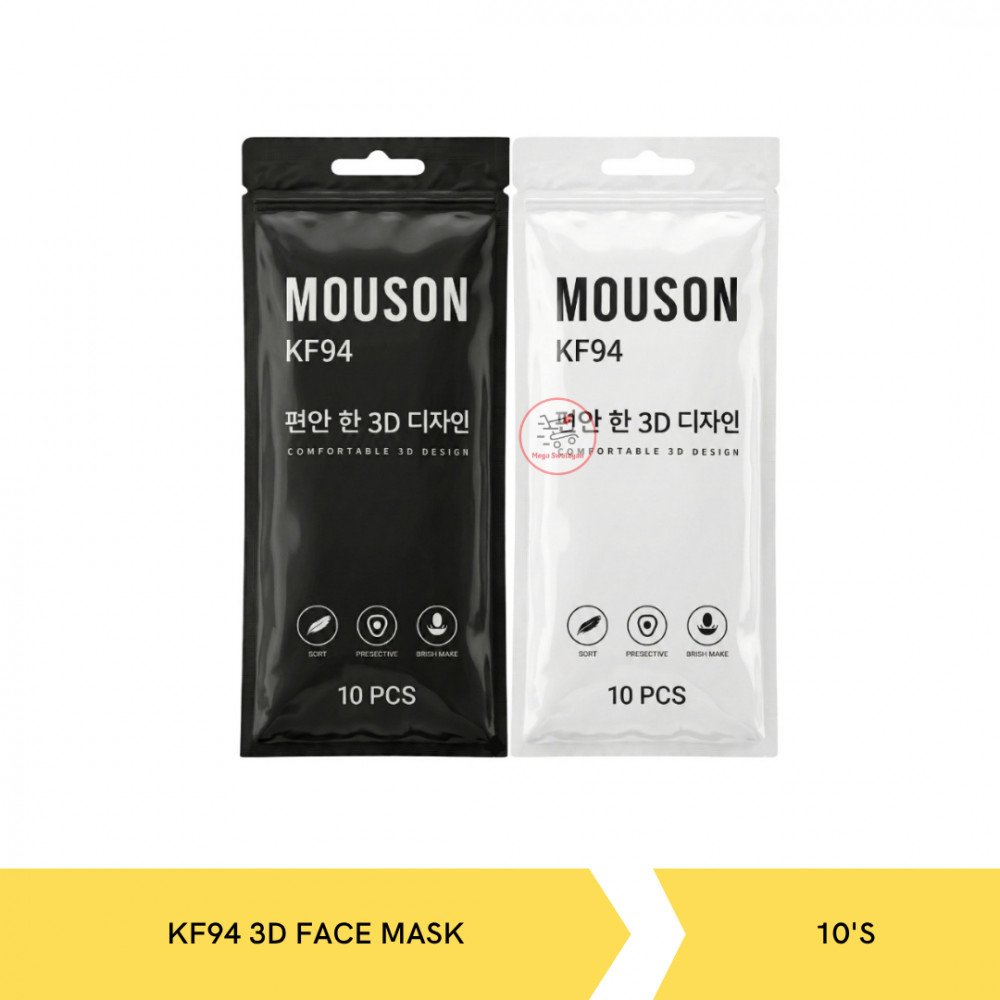 MOUSON KF94 3D FACE MASK 10`S