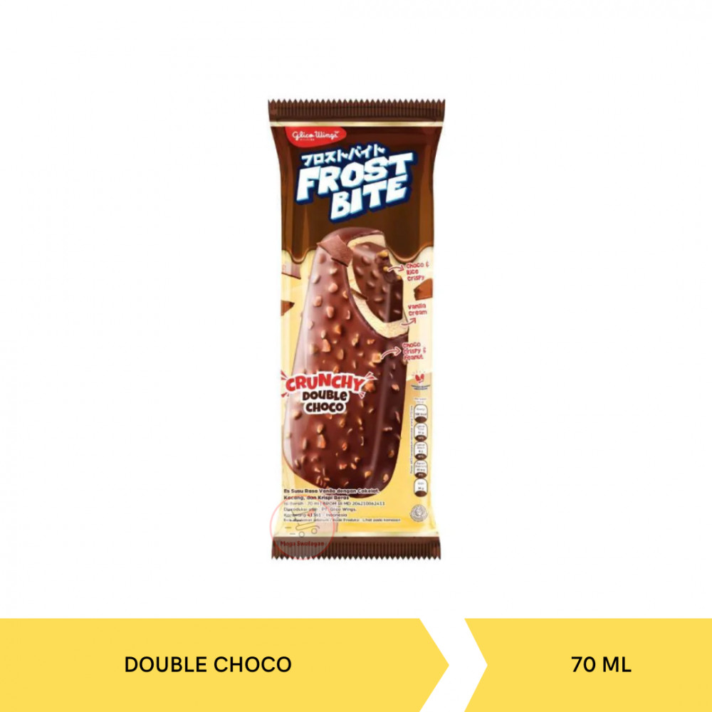 GLICO FROSTBITE CRUNCHY DOUBLE CHOCO 70MLX48