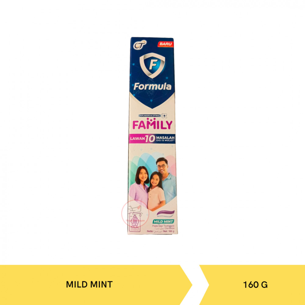 FORMULA T.PASTE FAMILY PERLINDUNGAN OPTIMAL 160G X 48