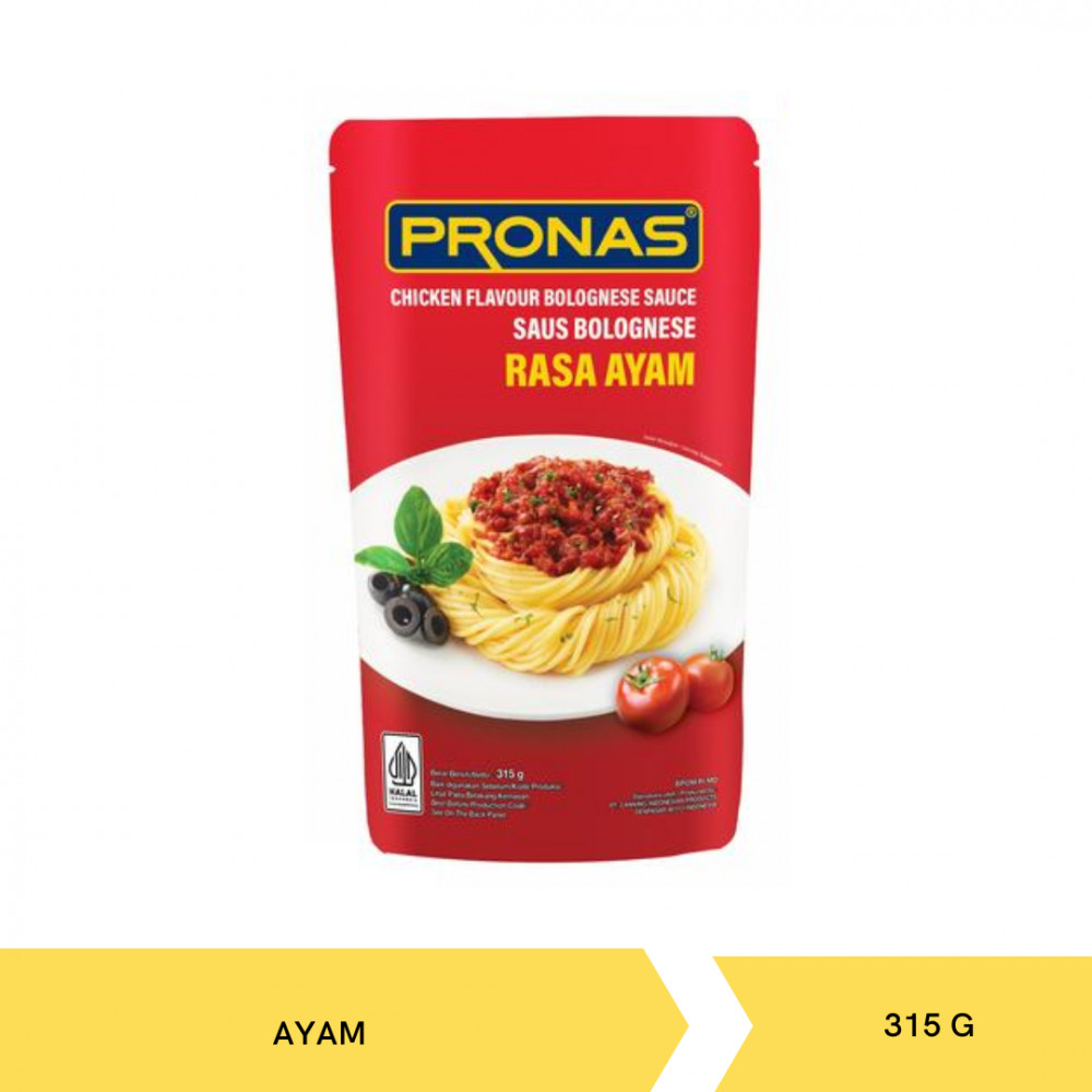 PRONAS SAUS BOLOGNESE AYAM 315G X 24