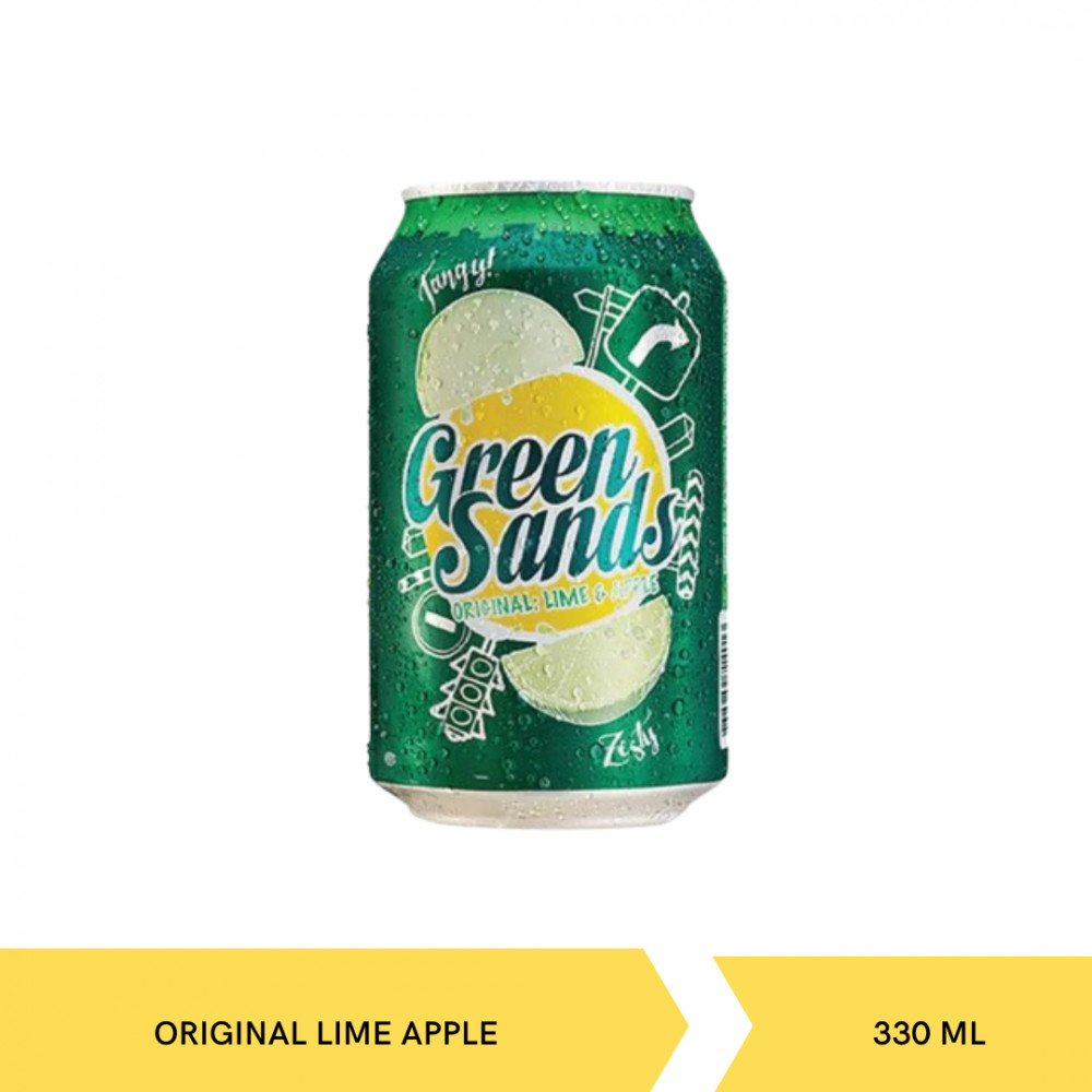 GREEN SANDS ORIGINAL LIME-APPLE 330ML