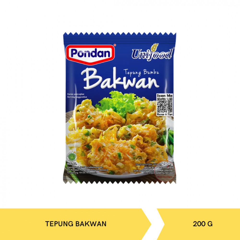 PONDAN UNIFOOD TEPUNG BAKWAN 200GX12X4PAK