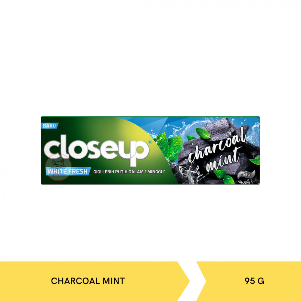CLOSE UP CHARCOAL MINT 95G X 36