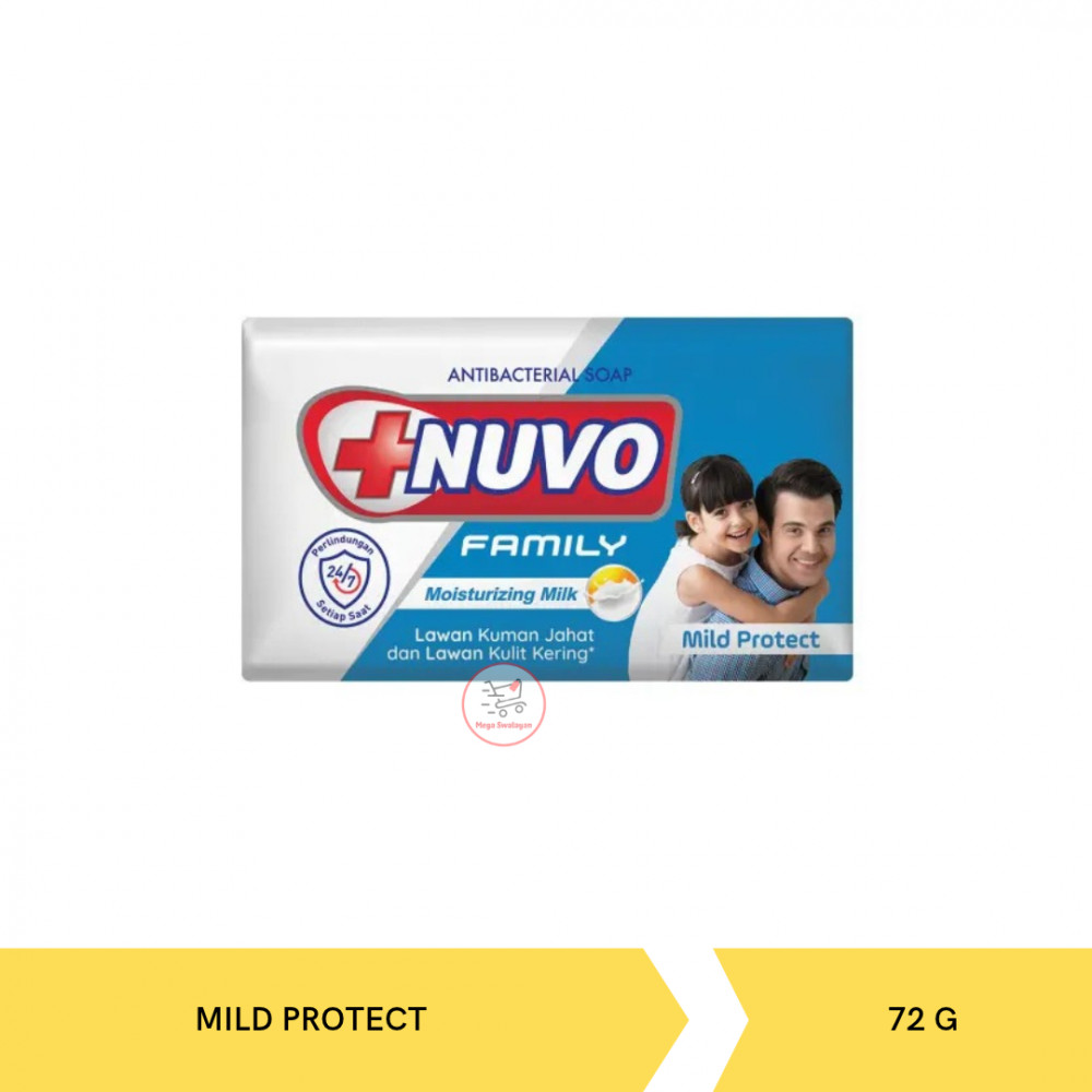 NUVO SOAP FAMILY MILD PRO BLUE 72G X 72