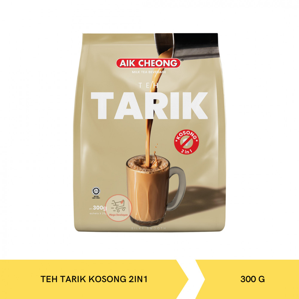 AIK CHEONG TEH TARIK  KOSONG 2IN1 300G X 24
