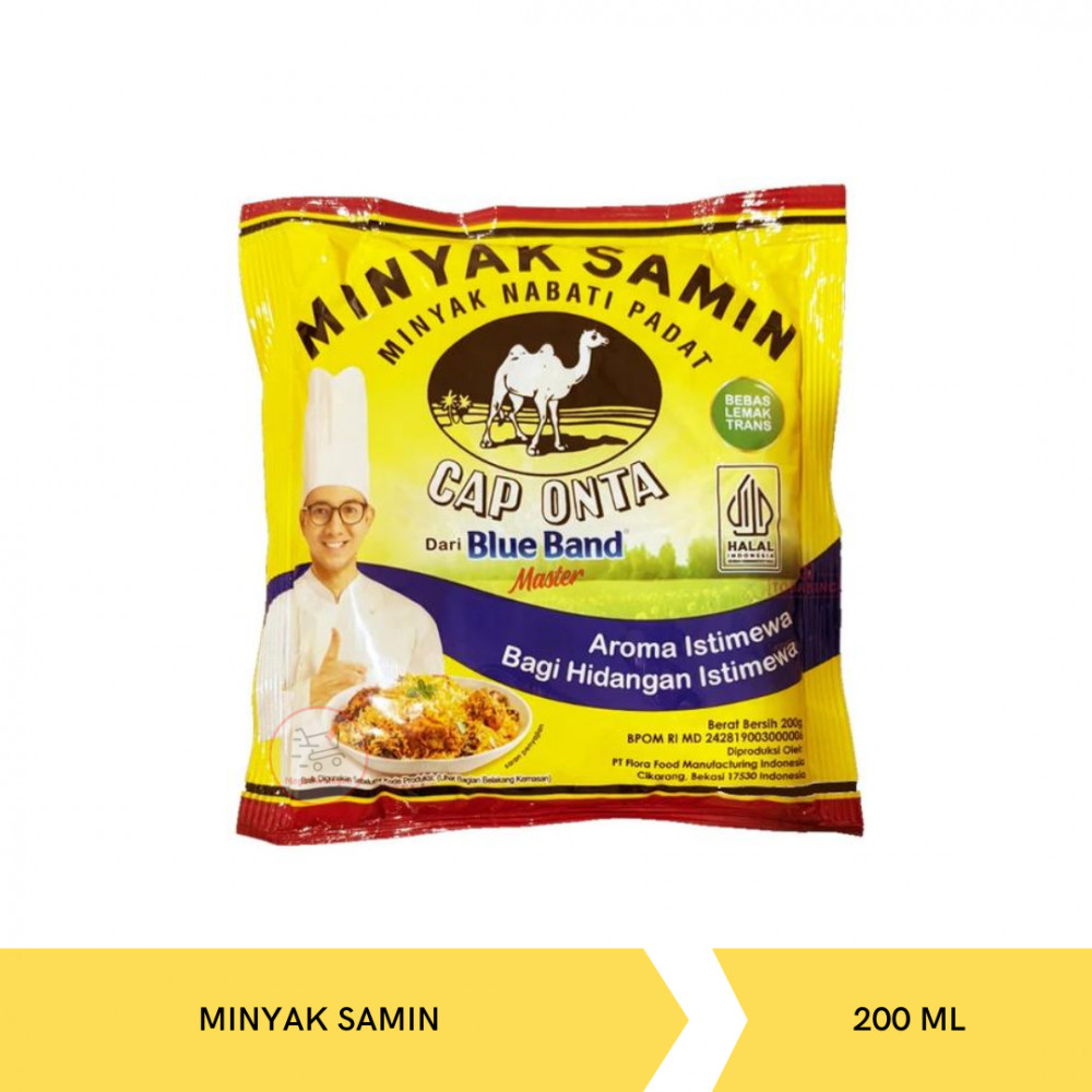 ONTA MINYAK SAMIN SACHET 200G X 60