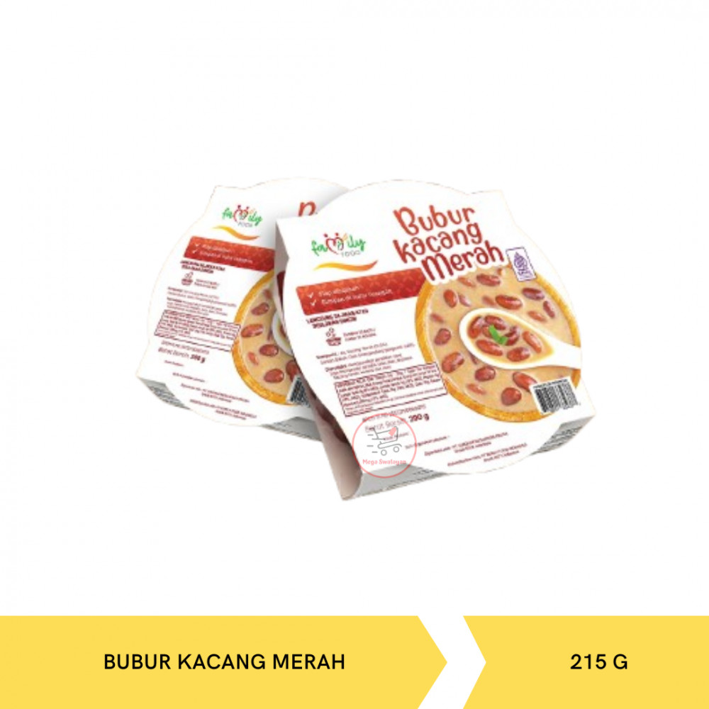 FAMILY FOOD BUBUR KACANG MERAH 215G X24