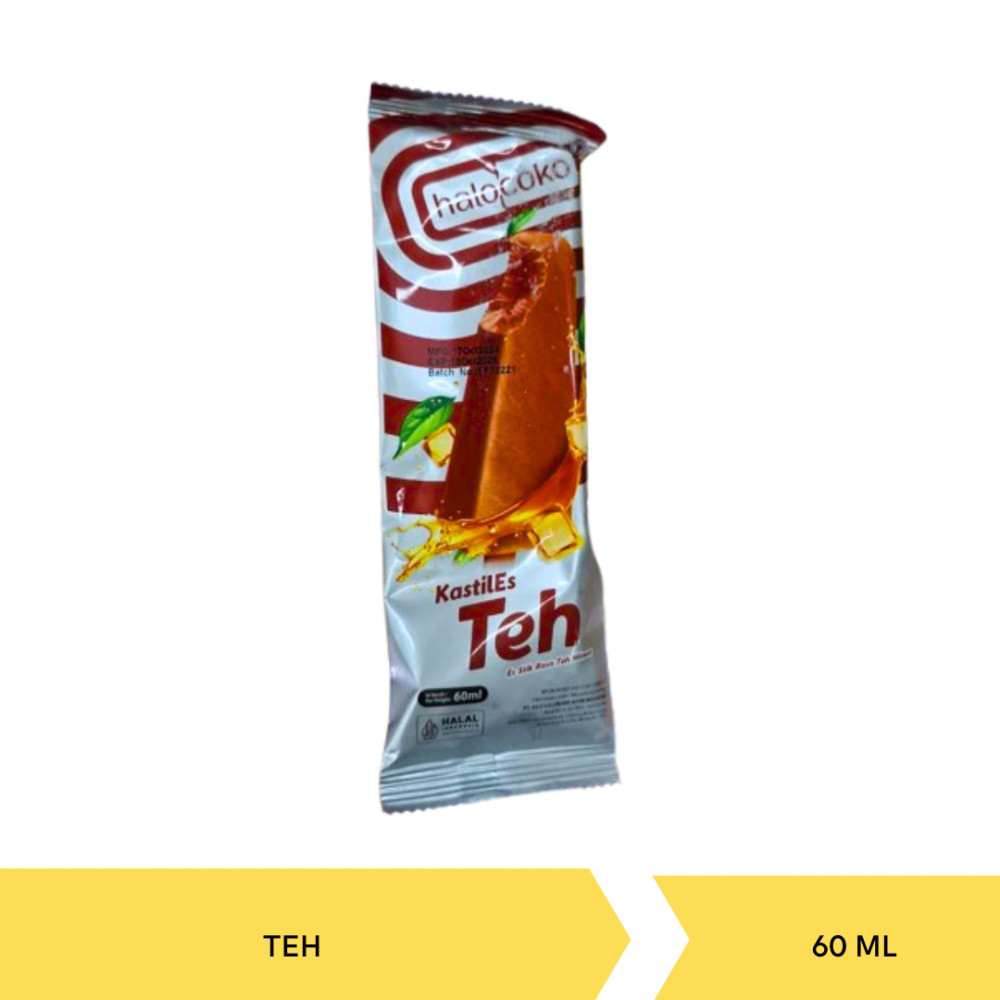 HALOCOKO ICE CREAM KASTILES TEH 60MLX50