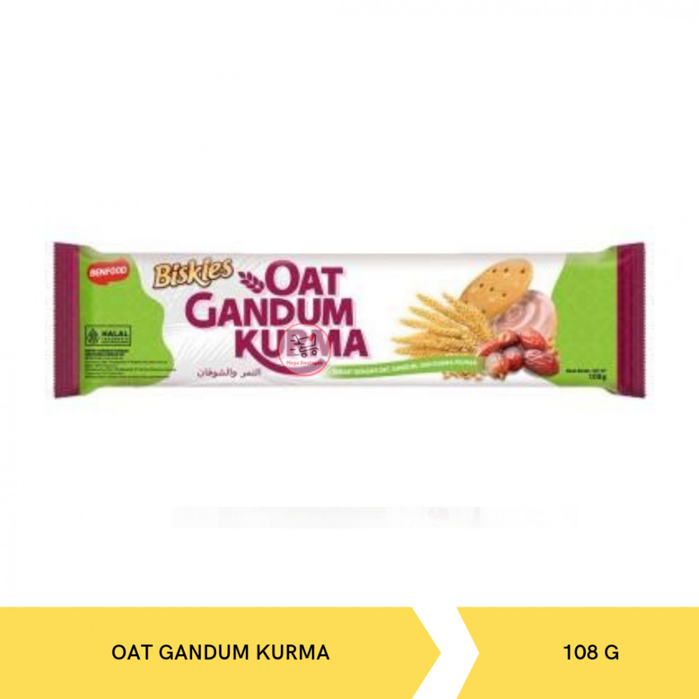 BISKIES SANDW OAT GANDUM KURMA 108G X 24