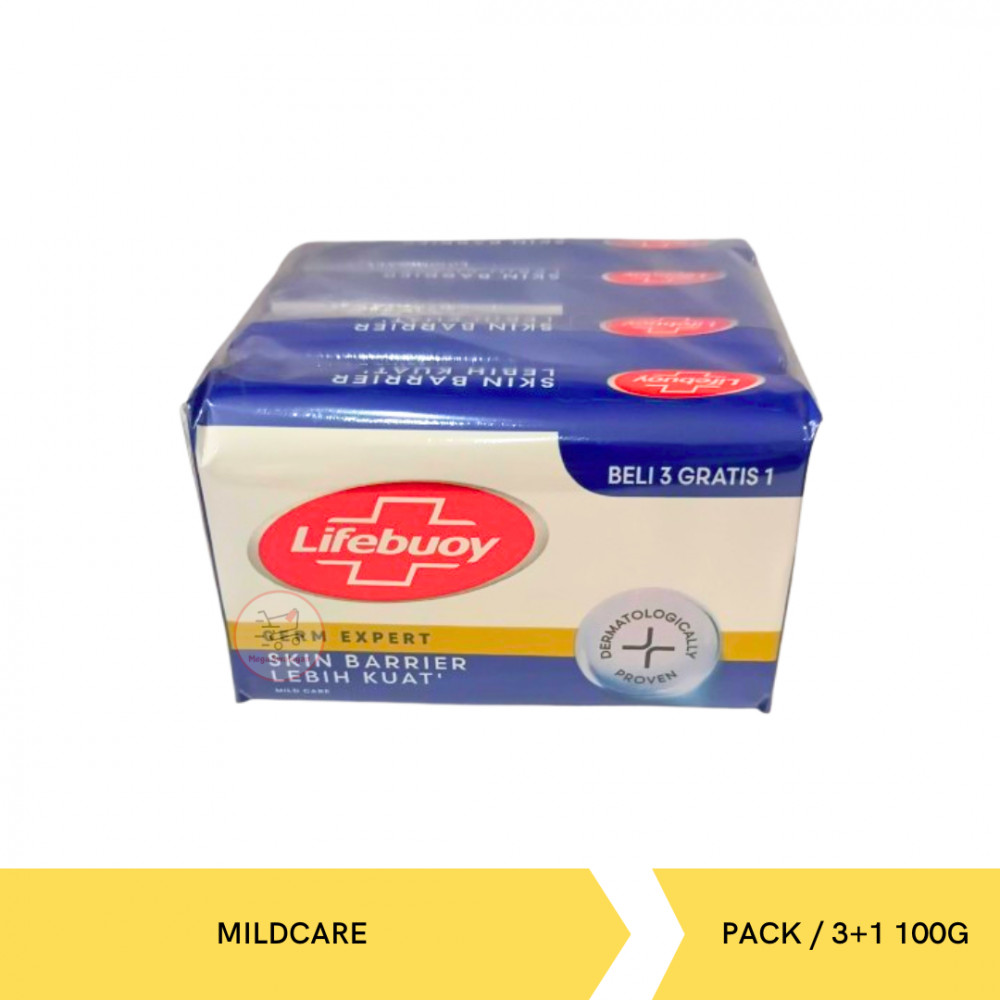 LIFEBUOY SOAP MILDCARE PACK/3+1`S 100G X 24