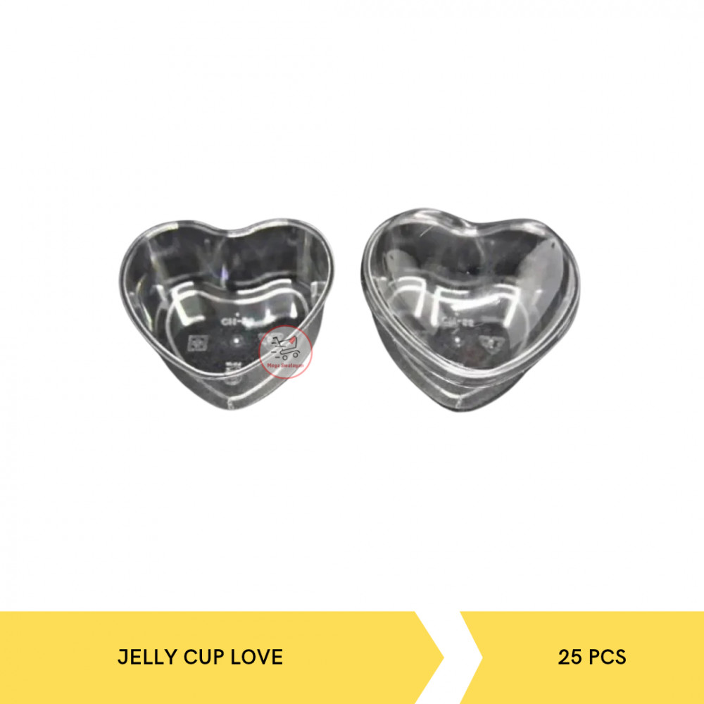 JELLY CUP CH-55 LOVE/25PC W/LID