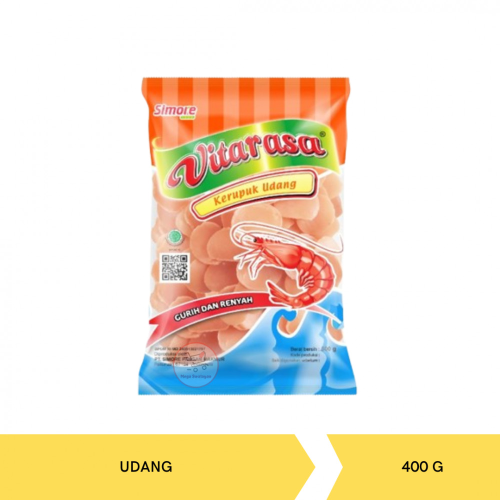 VITA RASA KRUPUK UDANG 400G X 12