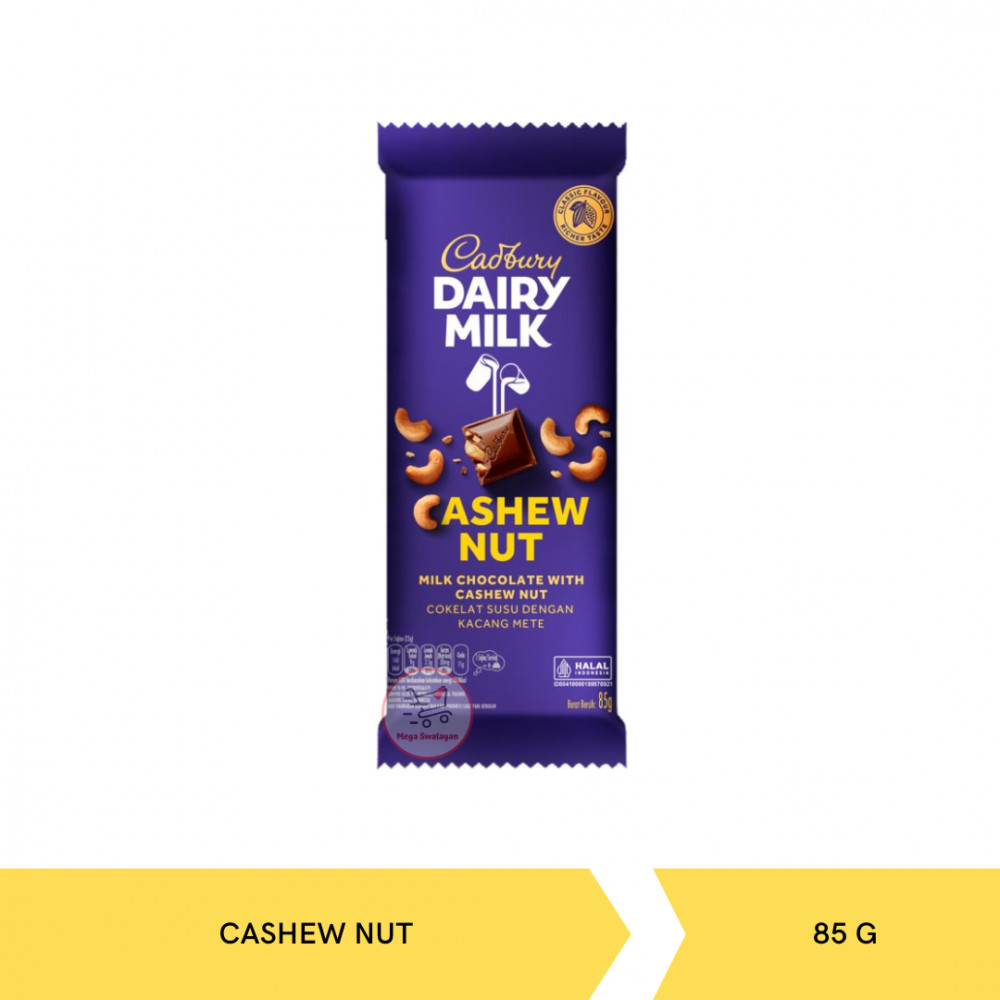 CADBURY DAIRY MILK CASHEW NUT 85G X 12