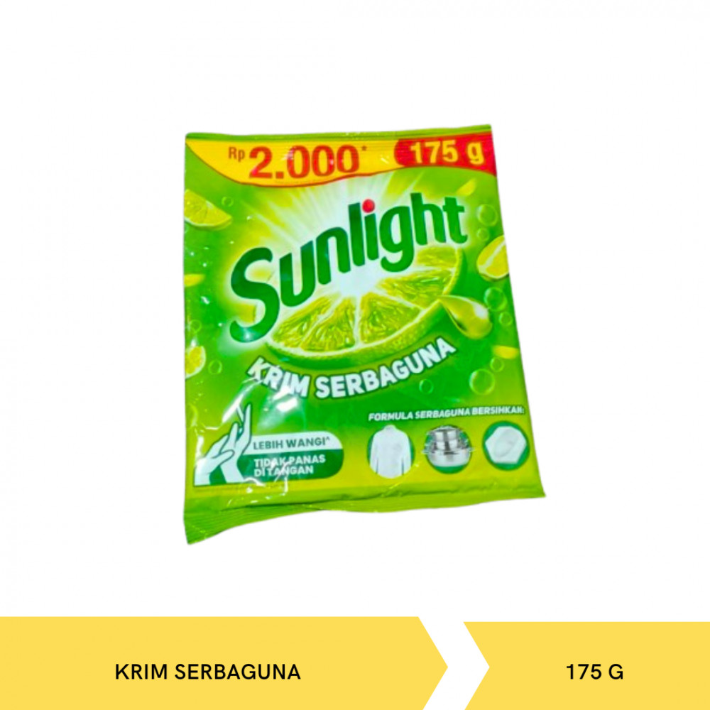 SUNLIGHT KRIM SERBAGUNA 175G X 30