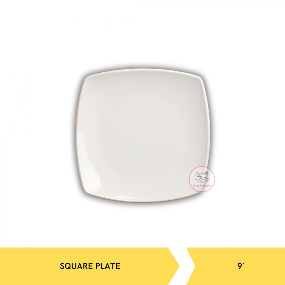 SANGO 41910 9` SQUARE PLATE