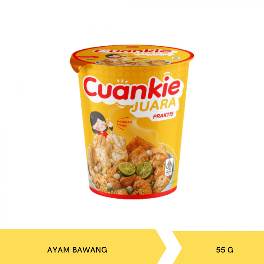CUANKIE JUARA AYAM BAWANG CUP 55G X 12