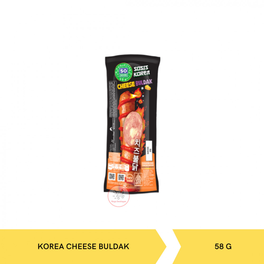 SO GOOD SOSIS KOREA CHEESE BULDAK 58G X 10