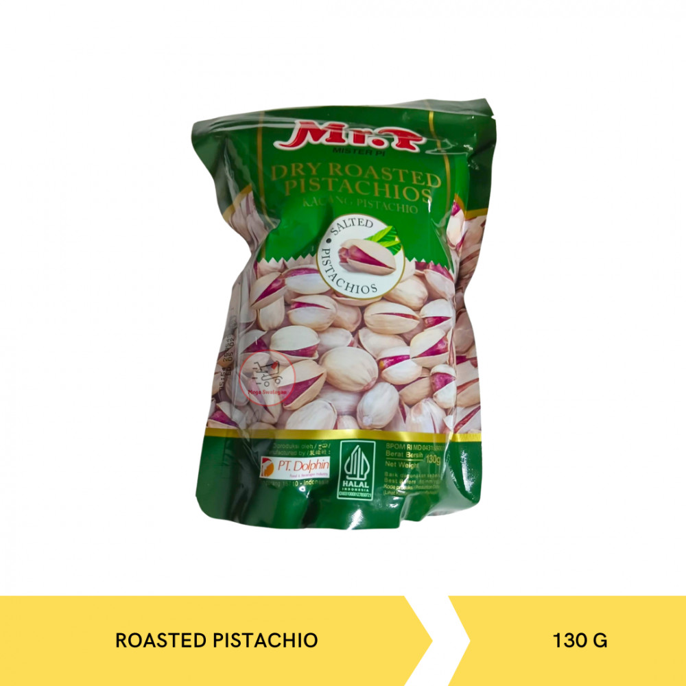 MR.P DRY ROASTED PISTACHIOS 130G X 5