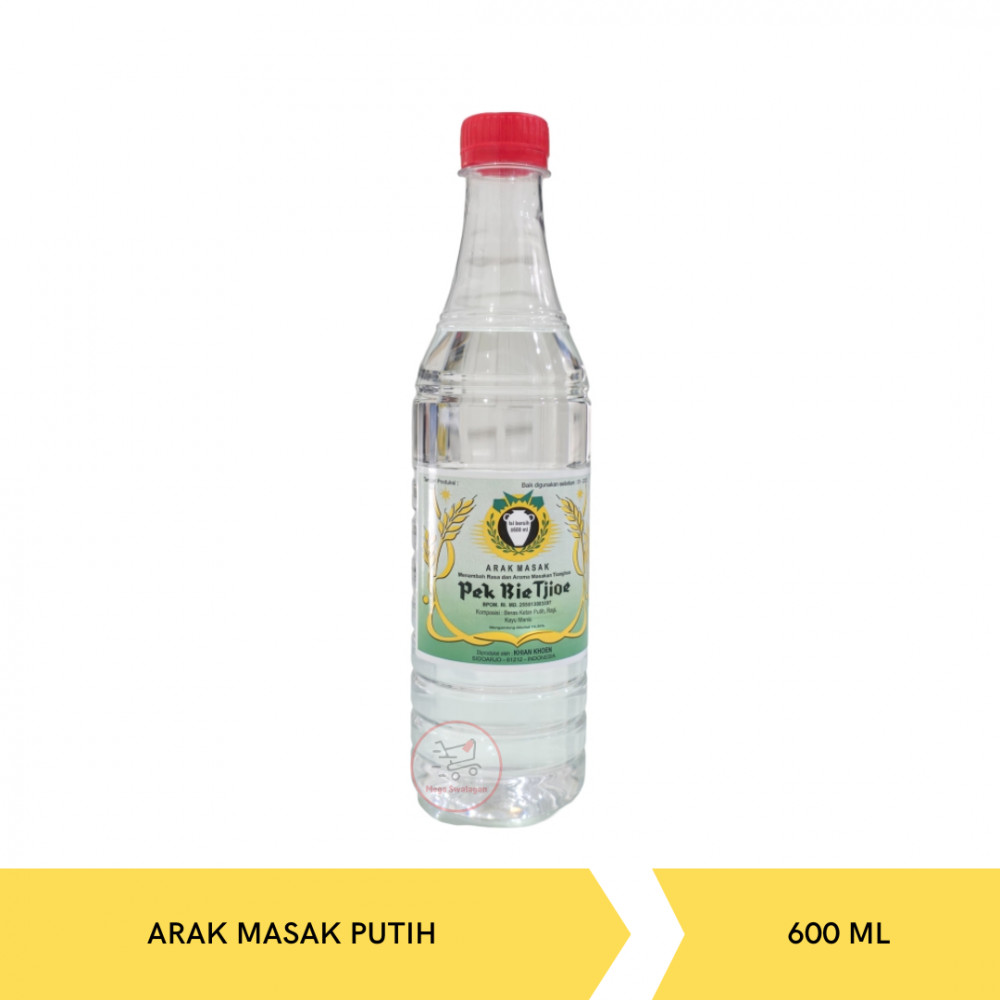 PEK BIE TJIOE ARAK MASAK PUTIH 600ML X 12