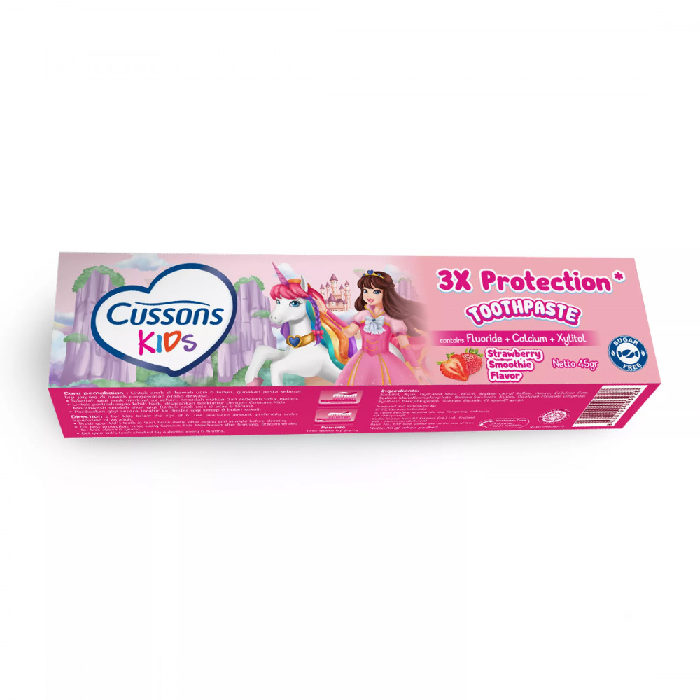 CUSSONS KID T.PASTE STRAW SMOOTHIE 45G