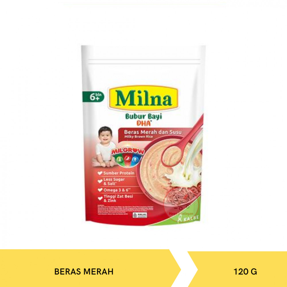 MILNA BUBUR 6+ BERAS MERAH 120G