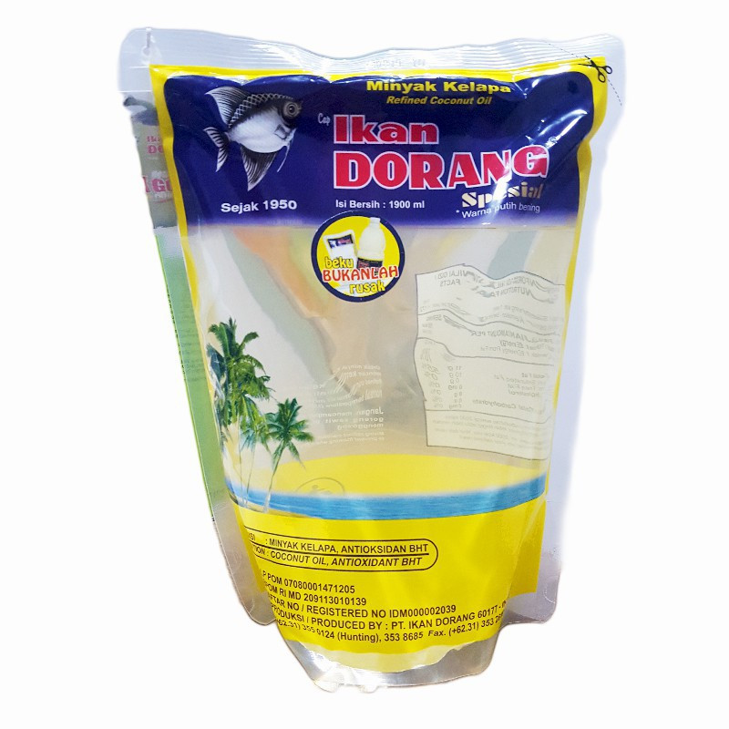 IKAN DORANG SPESIAL MINYAK KELAPA POUCH 1900MLX6