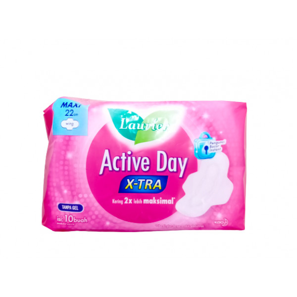 LAURIER ACTIVE DAY XTRA MAXI WING 22CM/10`S