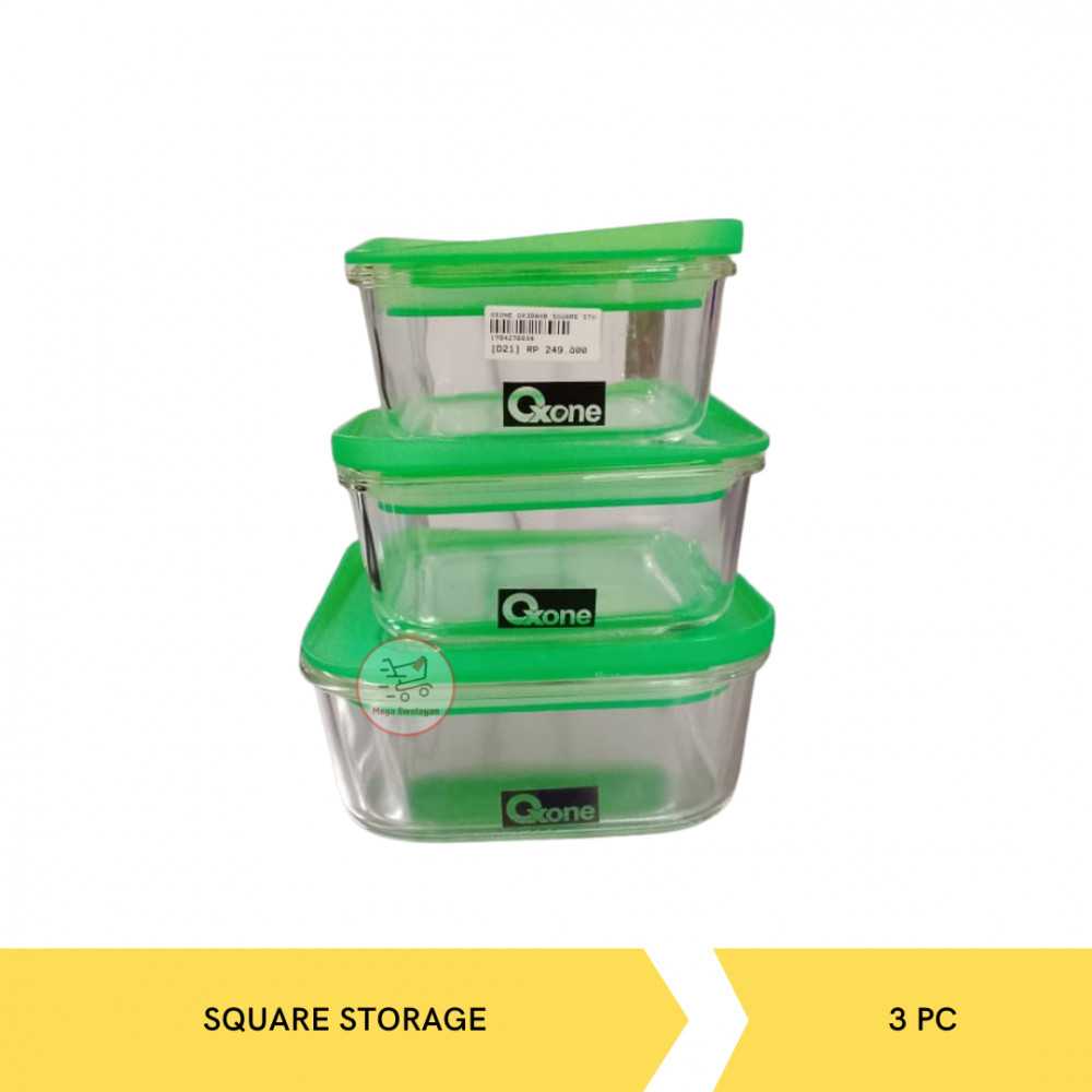 OXONE OX308OB SQUARE STORAGE/3PC