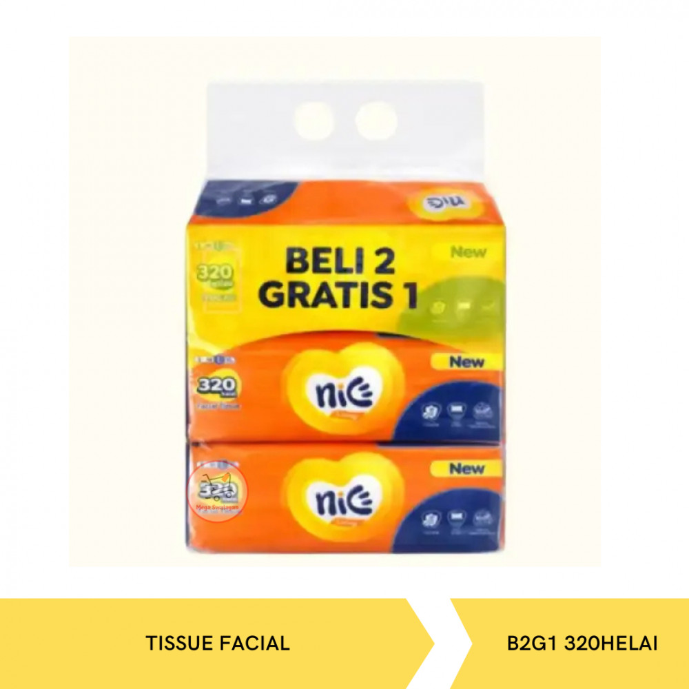 NICE TISSUE FACIAL B2G1 320HELAI X 20