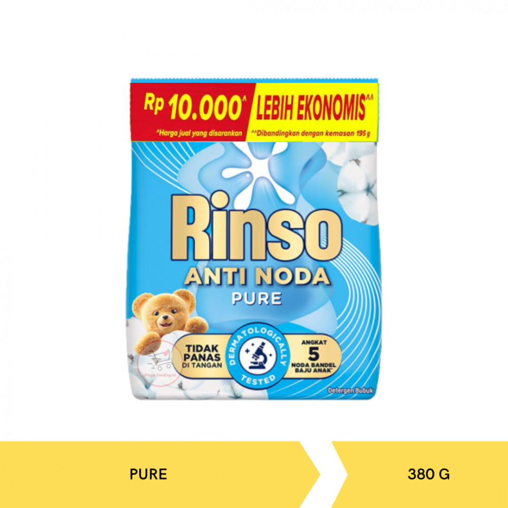 RINSO PURE POWDER 380 GR