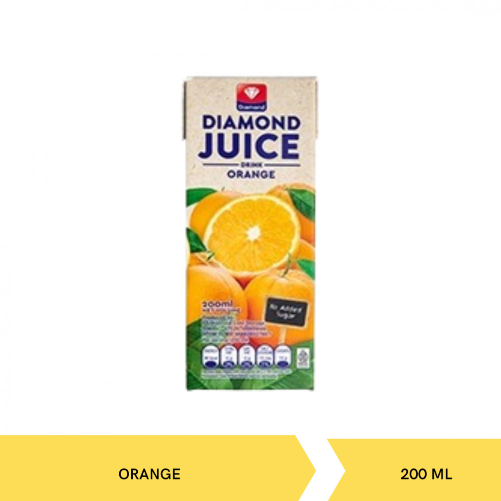 DIAMOND JUICE ORANGE 200ML X 24