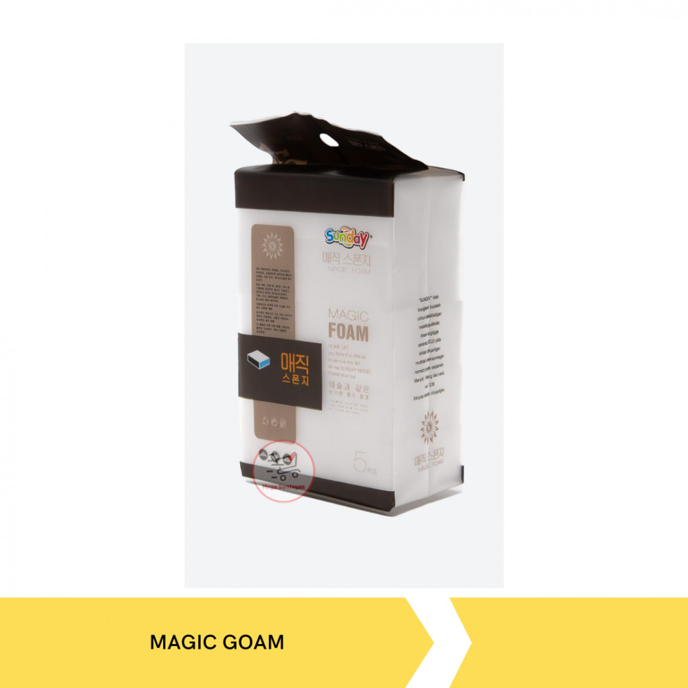 SUNDAY MAGIC FOAM KOREA PUTIH TEBAL