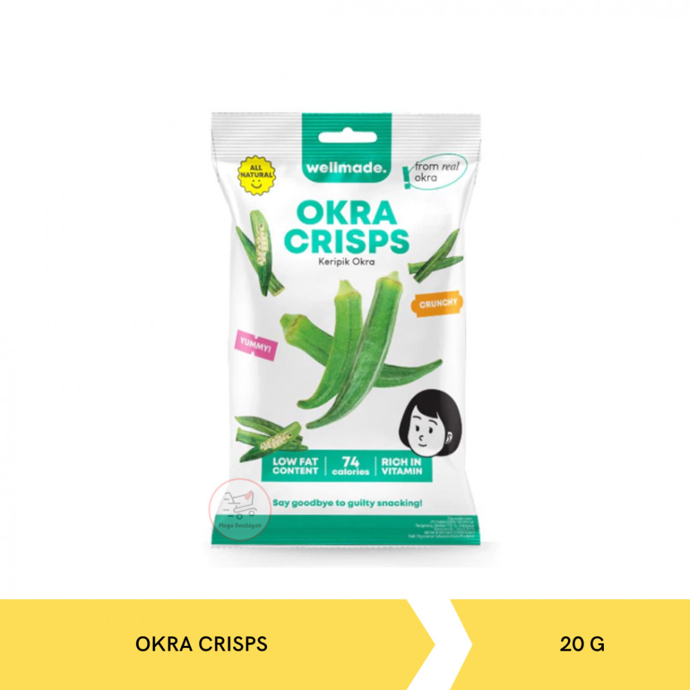 WELLMADE OKRA CRISPS 20G