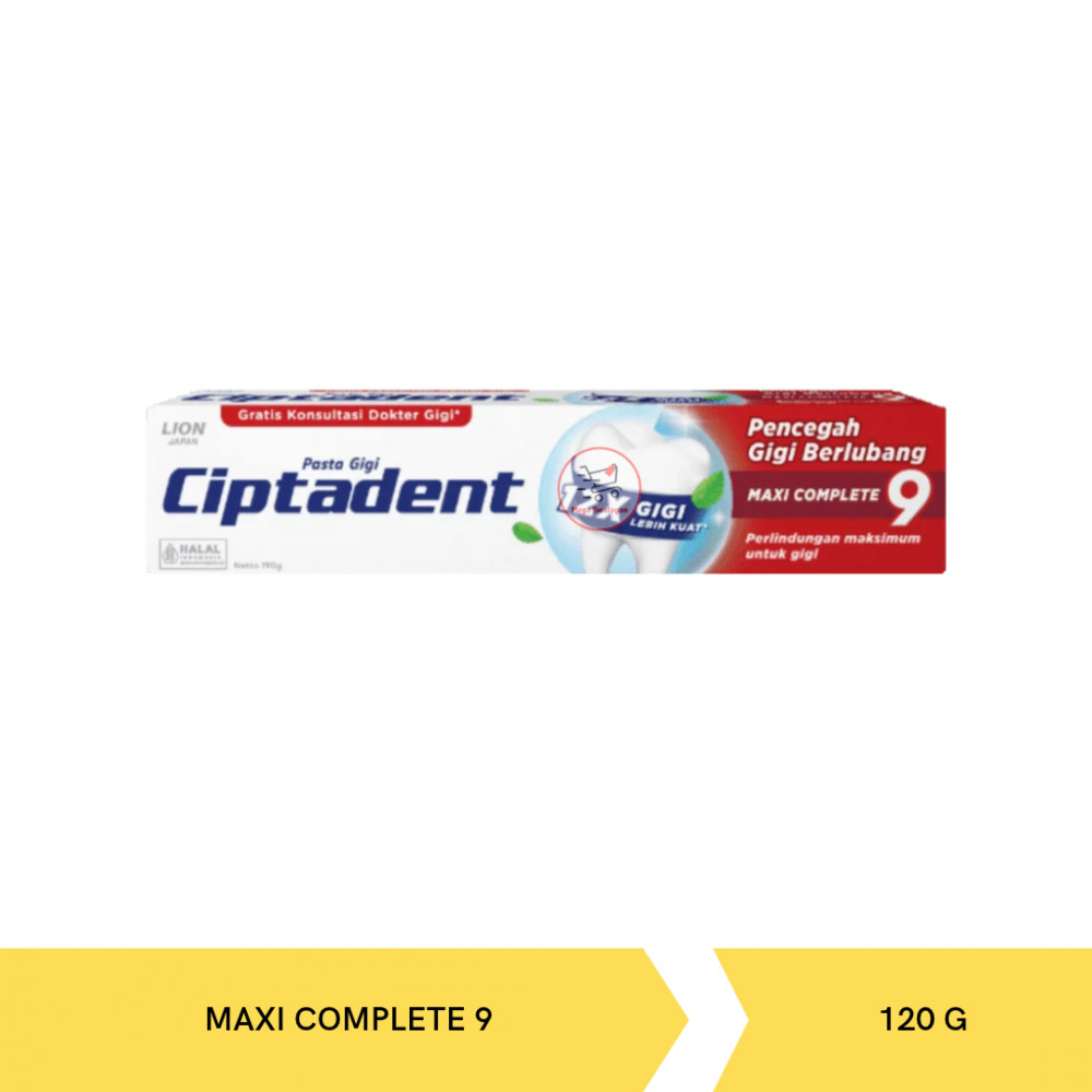 CIPTADENT T.PASTE MAXI COMPLETE 9 120G