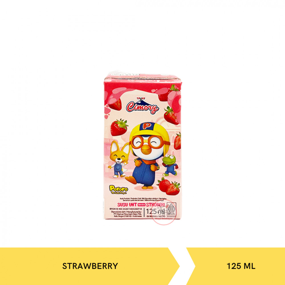 CIMORY UHT MILK STRAW 125MLX40