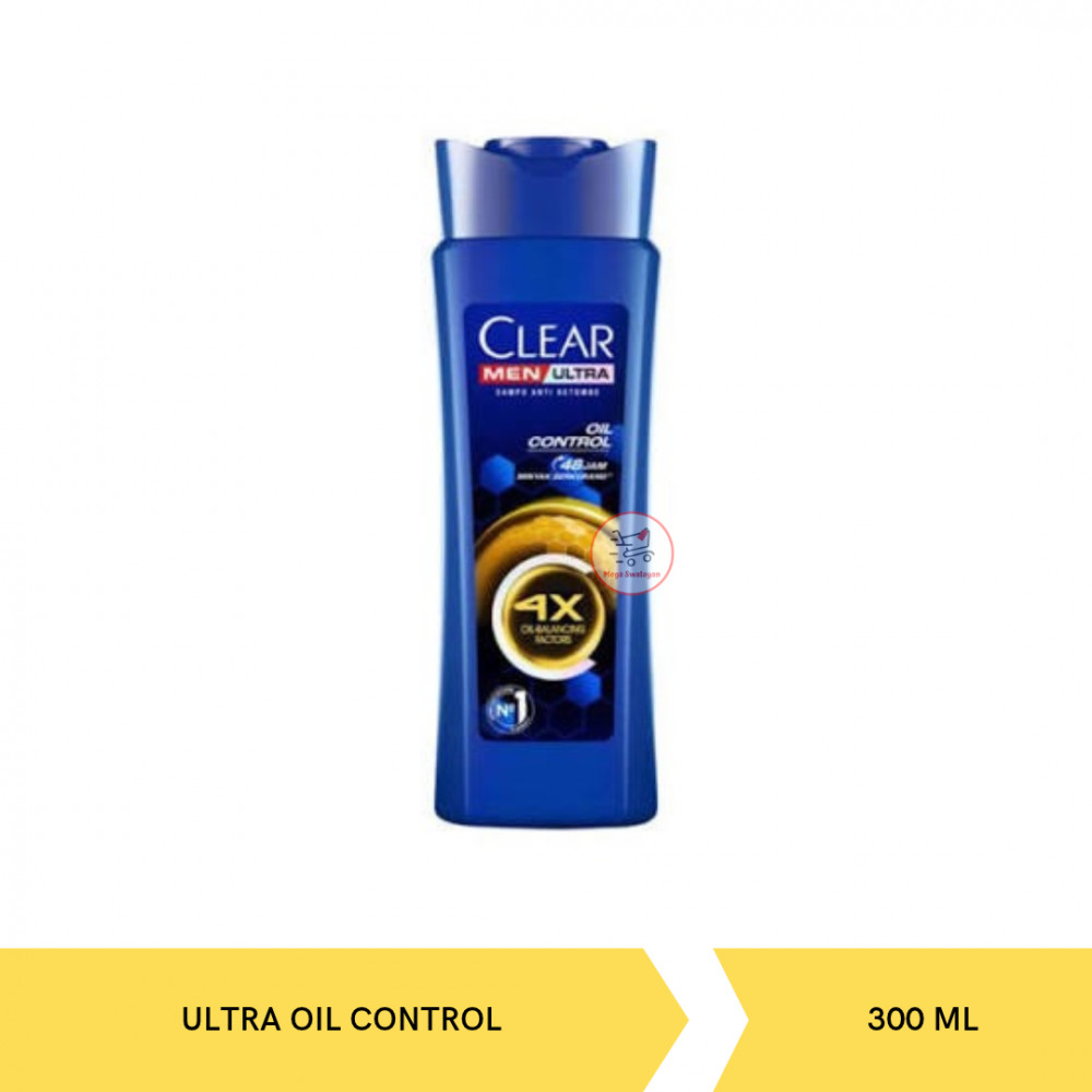 CLEAR SHP MEN ULTRA OIL CONTROL 300ML X18