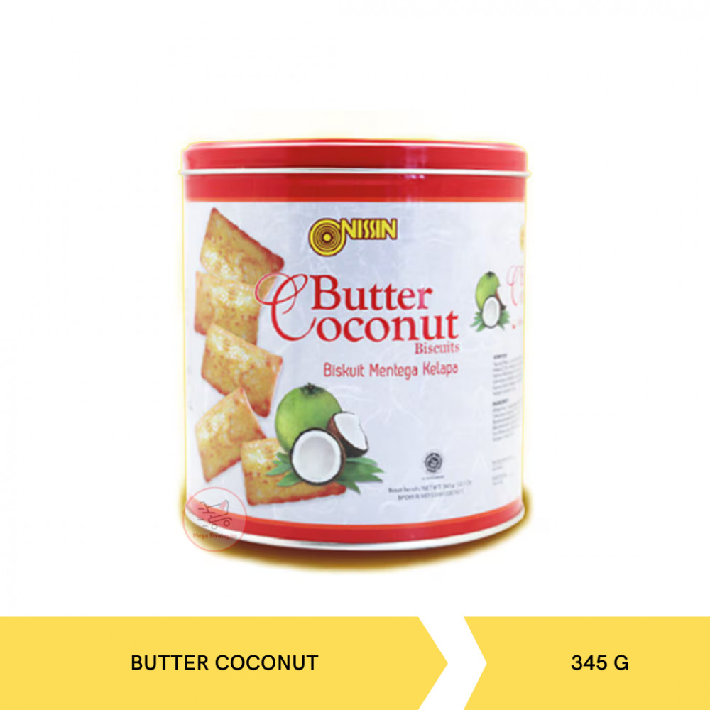 NISSIN BUTTER COCONUT TIN 345G