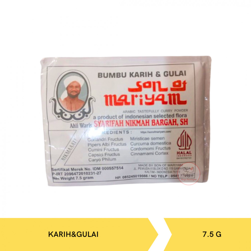 SON OF MARIYAM BUMBU KARIH&GULAI 7.5GX50