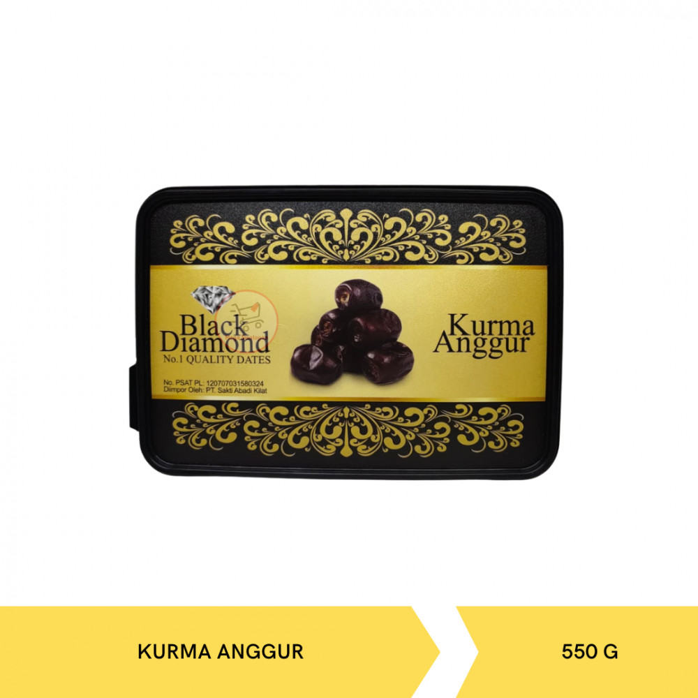 BLACK DIAMOND KURMA ANGGUR IRAN 550G X 12