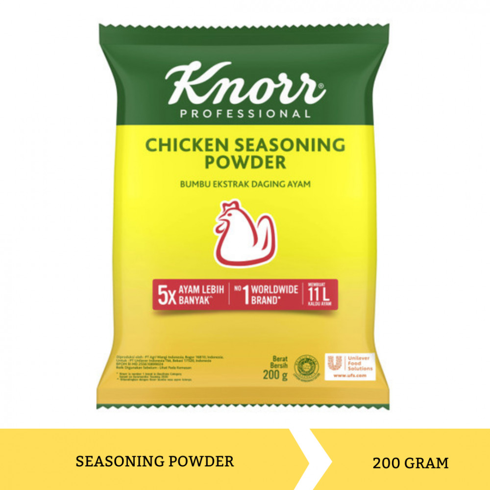 KNORR CHICKEN POWDER REFILL 200G X 18