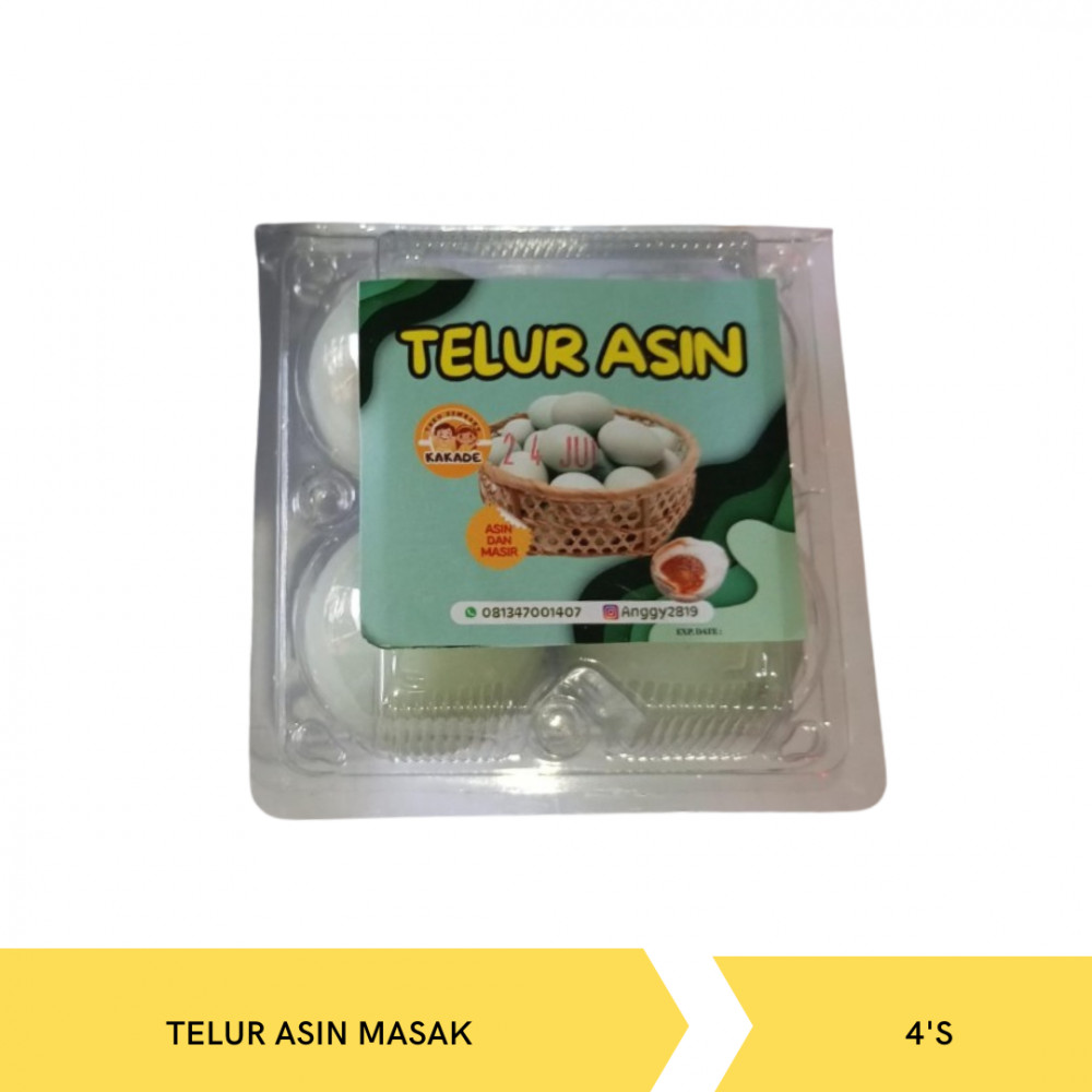 KAKADE TELUR ASIN MASAK PACK 4`S