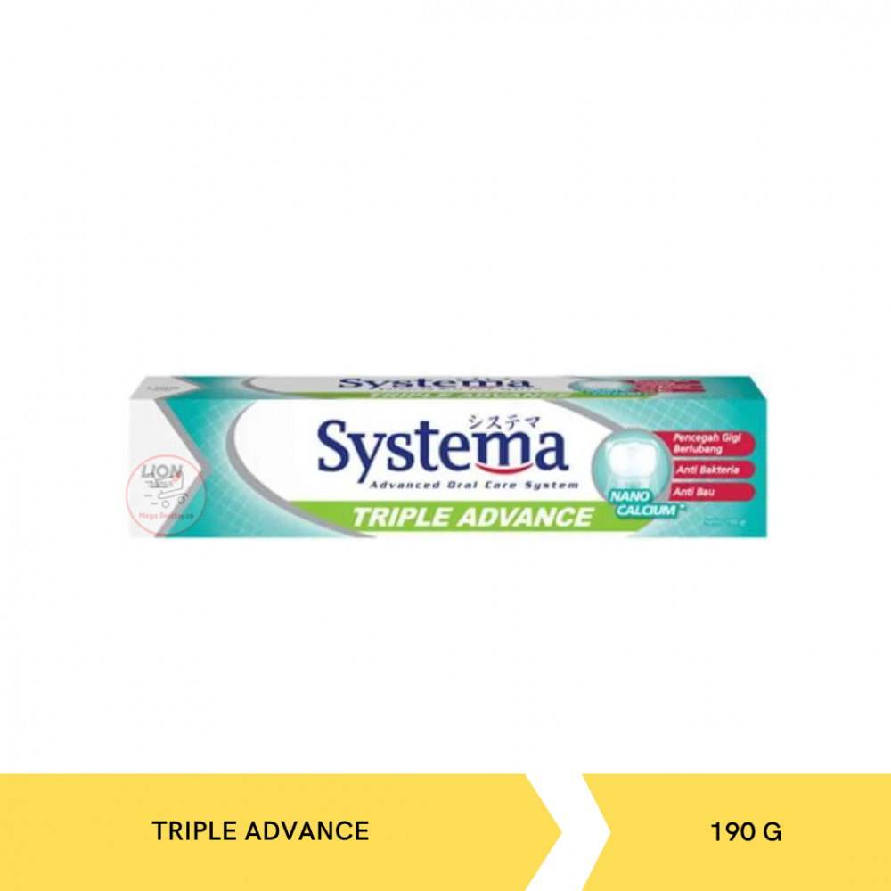 SYSTEMA T.PASTE TRIPLE ADVANCE 190G X 24